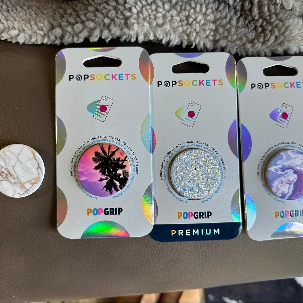 PopSocket Holographic Phone Covers - Multicolor Premium Design